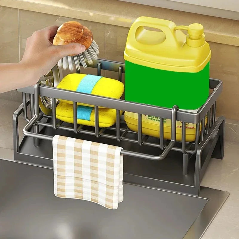 Sleek Self-Draining Sink Organizer™