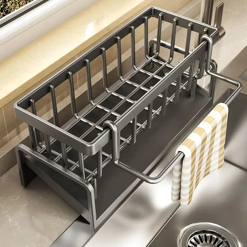 Sleek Self-Draining Sink Organizer™